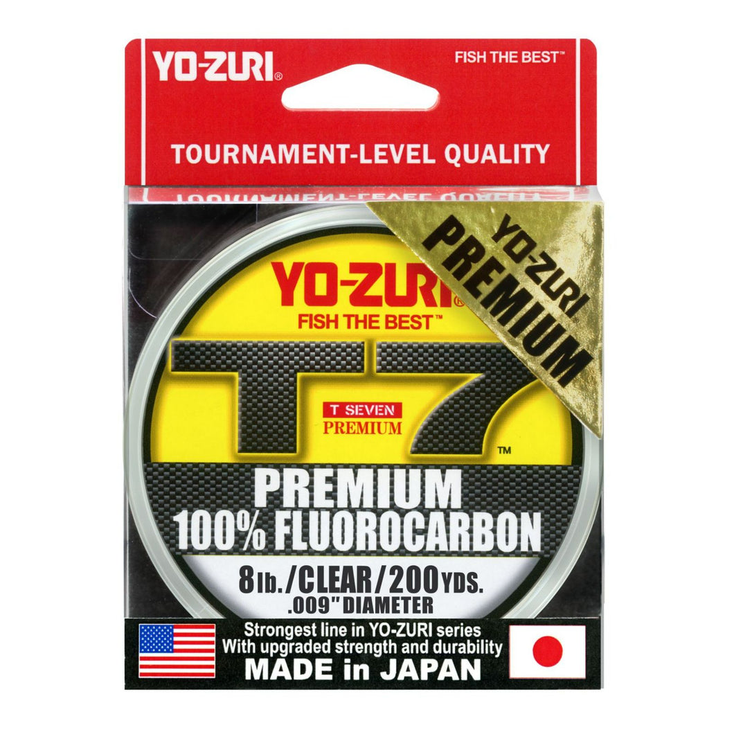Yo-Zuri T-7 Premium Fluorocarbon 200 Yard Spool