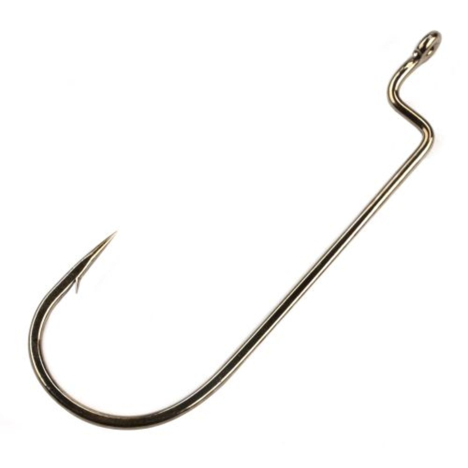 Gamakatsu Worm Offset Bronze Hook Size 3/0 25 Per Pack – Fishing in the USA